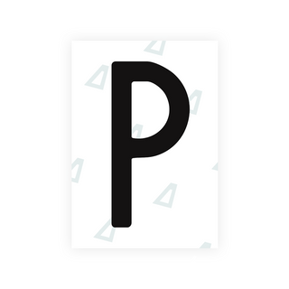 Alite Nanofilm for US (Arkansas) license plates - Symbol "P" - Alite