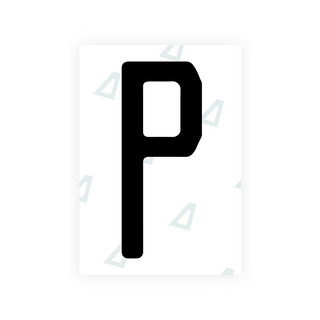 Alite Nanofilm for US (Florida 2019) license plates - Symbol "P" - Alite