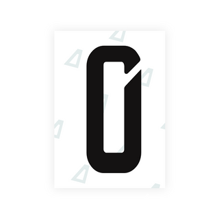 Alite Nanofilm for Panama license plates - Symbol "0" - Alite