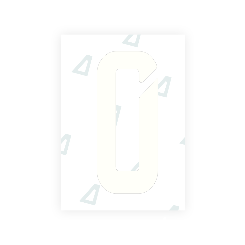 Alite Nanofilm for Panama license plates - Symbol "0" - Alite