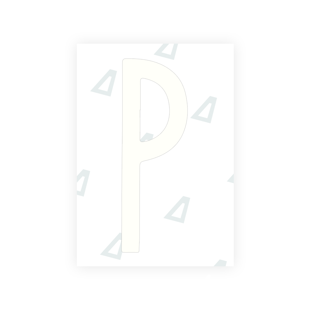Alite Nanofilm for US (New York 2020 - Flat) license plates - Symbol "P" - Alite