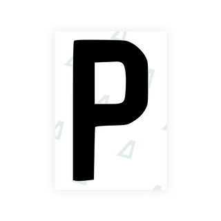 Alite Nanofilm for AUS (Queensland) license plates - Symbol "P" - Alite
