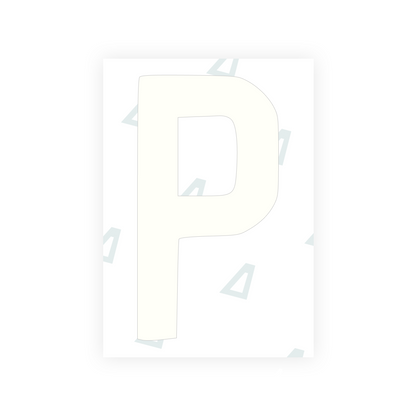 Alite Nanofilm for AUS (Queensland) license plates - Symbol "P" - Alite