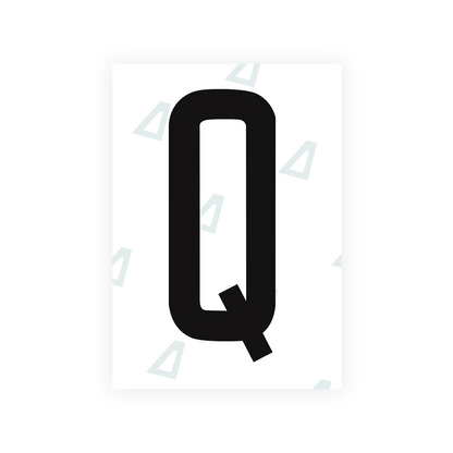 Alite Nanofilm for US (Arizona 2008) license plates - Symbol "Q" - Alite