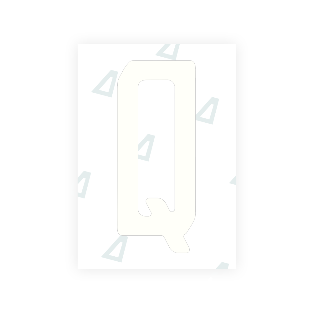 Alite Nanofilm for US (Florida 2019) license plates - Symbol "Q" - Alite