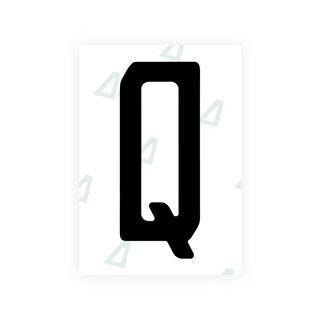 Alite Nanofilm for US (Florida 2019) license plates - Symbol "Q" - Alite