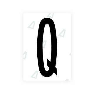 Alite Nanofilm for US (New York 2020 - Flat) license plates - Symbol "Q" - Alite