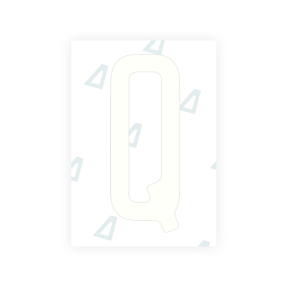 Alite Nanofilm for US (Illinois 2006 - Round) license plates - Symbol "Q" - Alite