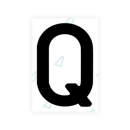 Alite Nanofilm for Poland license plates - Symbol "Q" - Alite