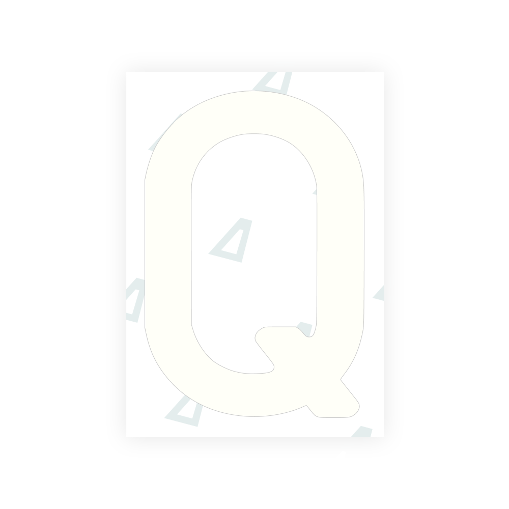 Alite Nanofilm for Poland license plates - Symbol "Q" - Alite