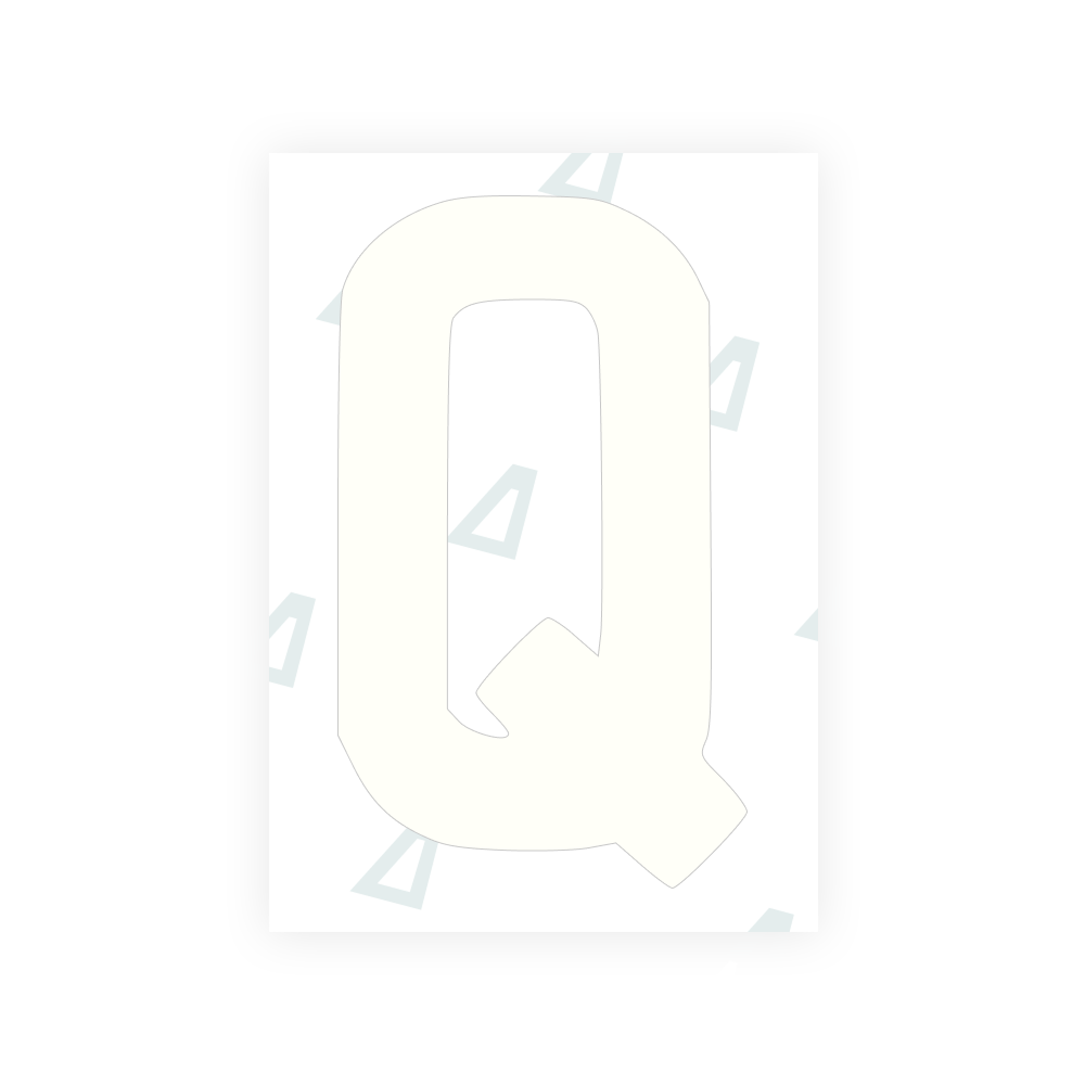 Alite Nanofilm for AUS (Queensland) license plates - Symbol "Q" - Alite