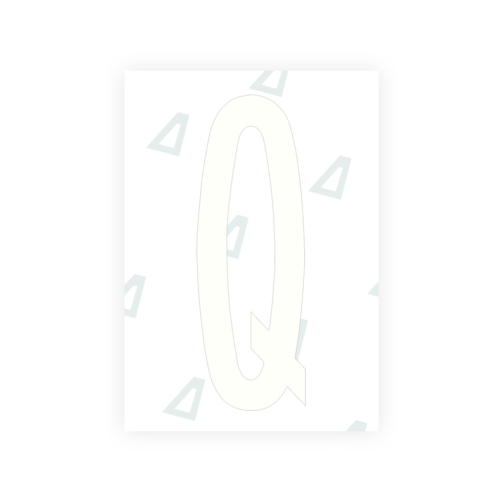 Alite Nanofilm for US (New York 2020 - Flat) license plates - Symbol "Q" - Alite