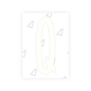 Alite Nanofilm for US (New York 2020 - Flat) license plates - Symbol "Q" - Alite