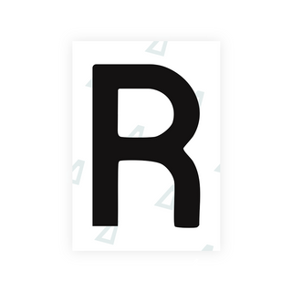 Alite Nanofilm for Chile 2007 license plates - Symbol "R" - Alite