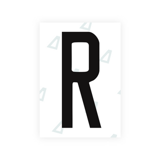Alite Nanofilm for US (Arizona 2008) license plates - Symbol "R" - Alite