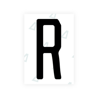 Alite Nanofilm for US (Florida 2019) license plates - Symbol "R" - Alite
