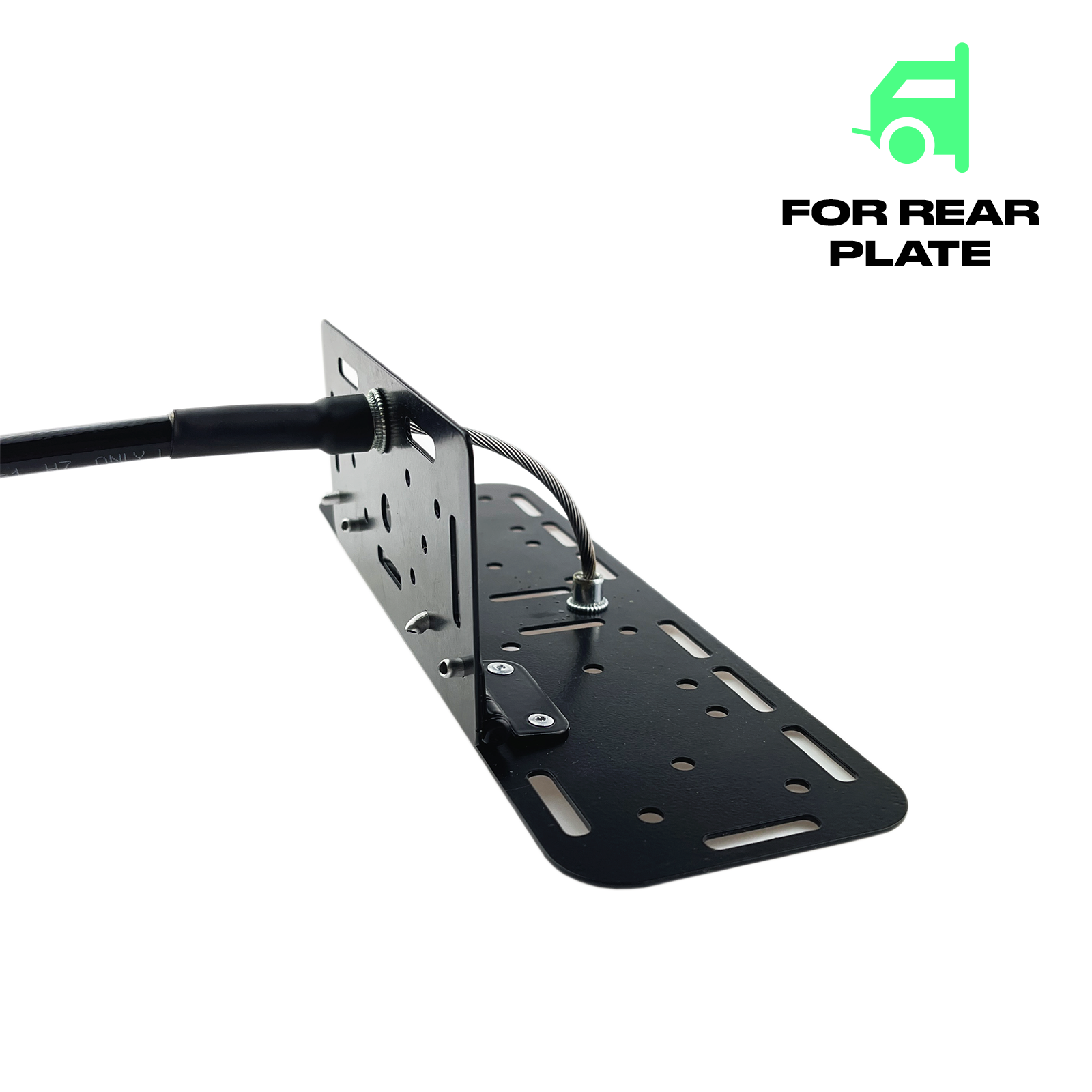 Alite Flipper™ Folding frame for rear license plate (on a cable) - Alite