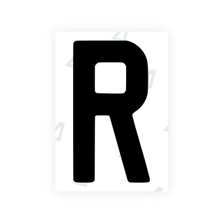 Alite Nanofilm for AUS (New South Wales) license plates - Symbol "R" - Alite