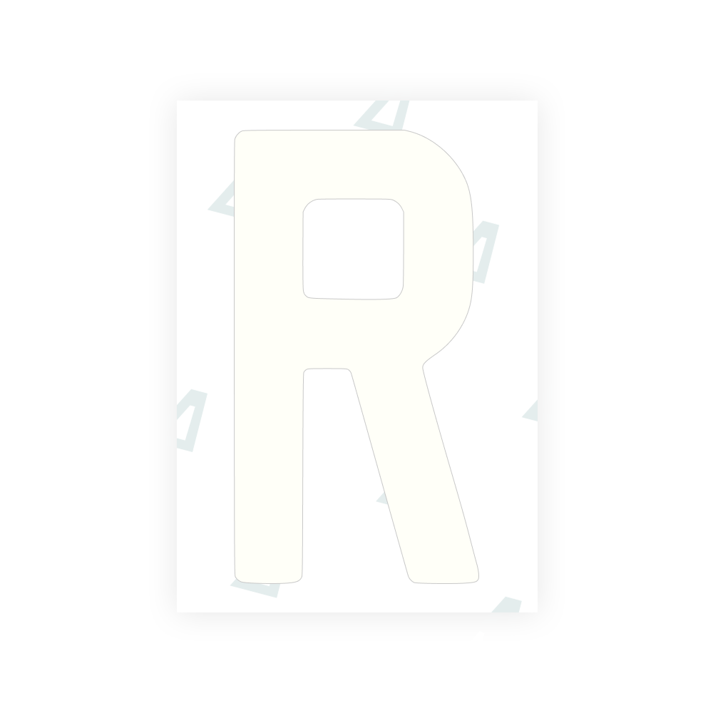 Alite Nanofilm for AUS (New South Wales) license plates - Symbol "R" - Alite