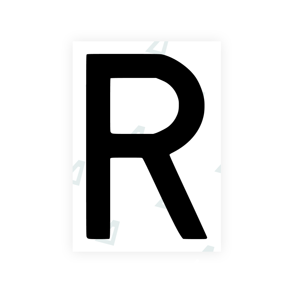 Alite Nanofilm for Poland license plates - Symbol "R" - Alite