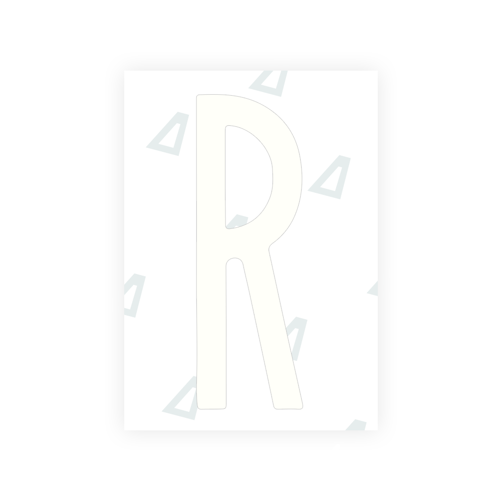 Alite Nanofilm for US (New York 2020 - Flat) license plates - Symbol "R" - Alite