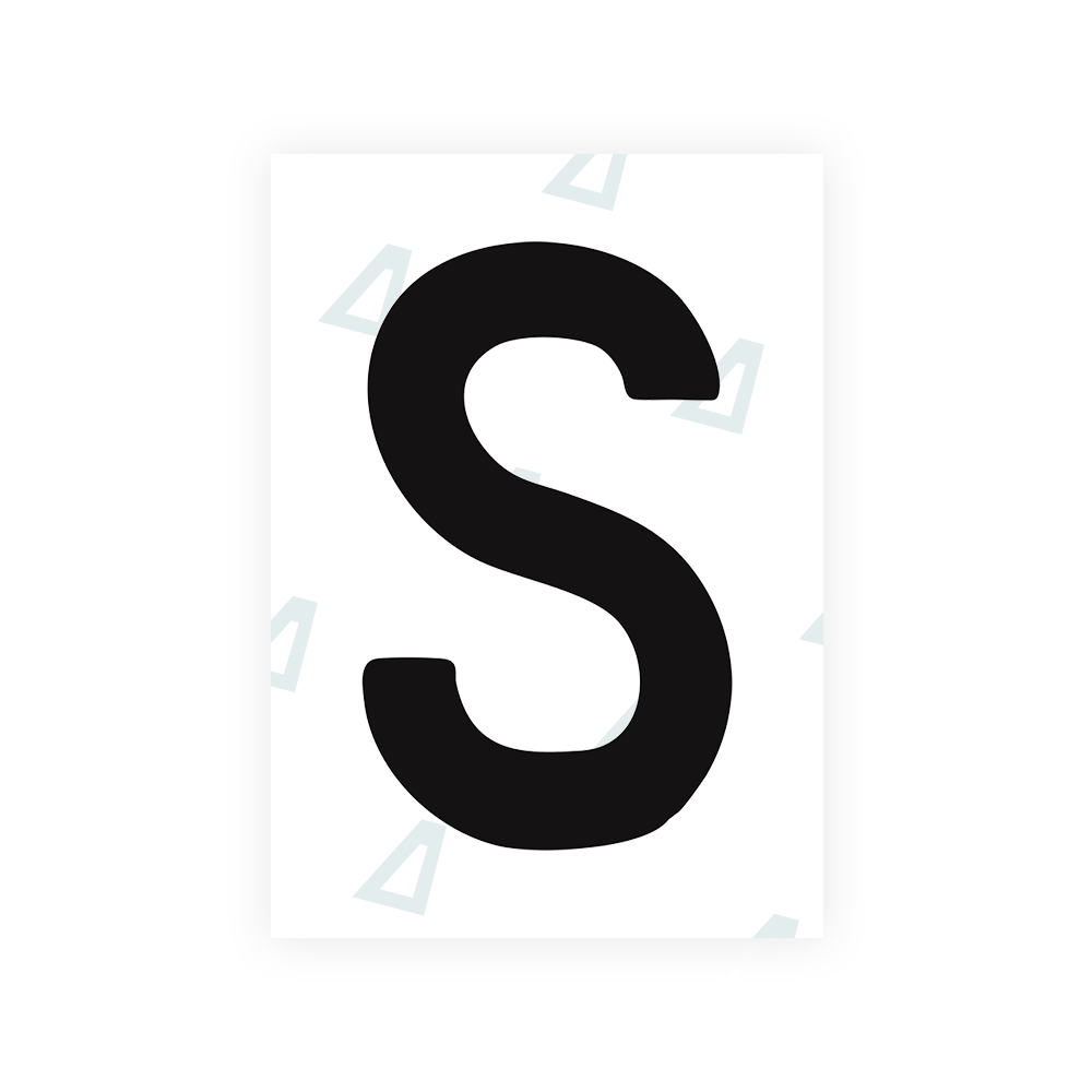 Alite Nanofilm for Chile 2007 license plates - Symbol "S" - Alite