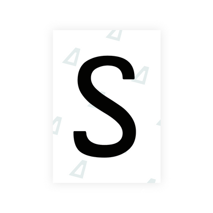 Alite Nanofilm for Chile 2014 license plates - Symbol "S" - Alite