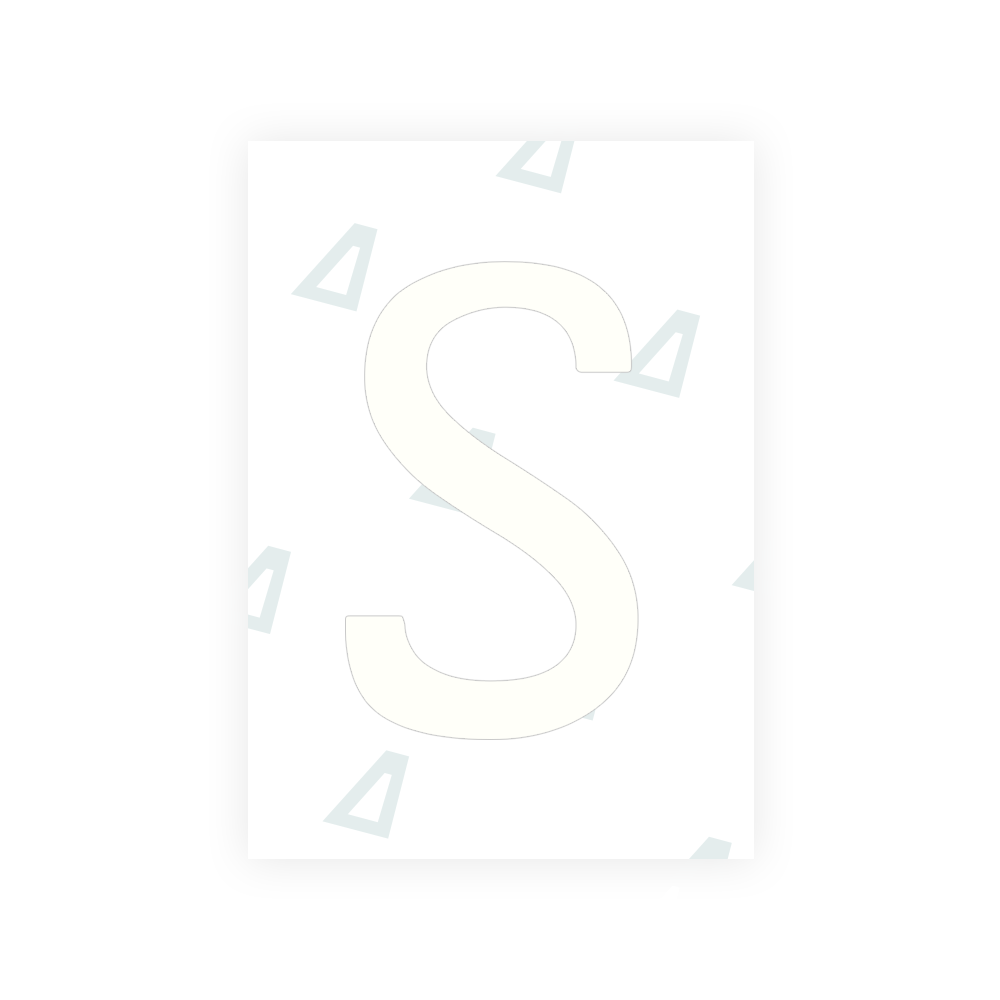 Alite Nanofilm for Chile 2014 license plates - Symbol "S" - Alite
