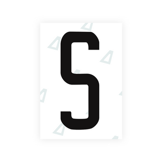 Alite Nanofilm for US (Arizona 2008) license plates - Symbol "S" - Alite