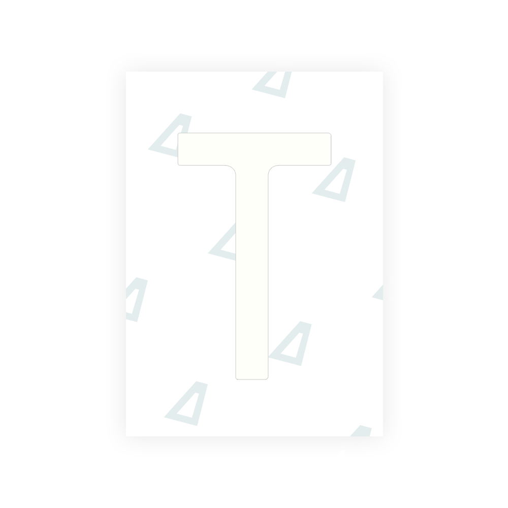 Alite Nanofilm for Chile 2014 license plates - Symbol "T" - Alite