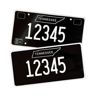 Alite Nanofilm – Custom Anti Radar Stickers for Tennesse Black License Plates