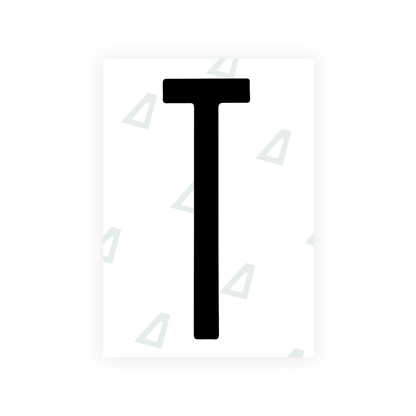 Alite Nanofilm for US (New York 2020 - Flat) license plates - Symbol "T" - Alite