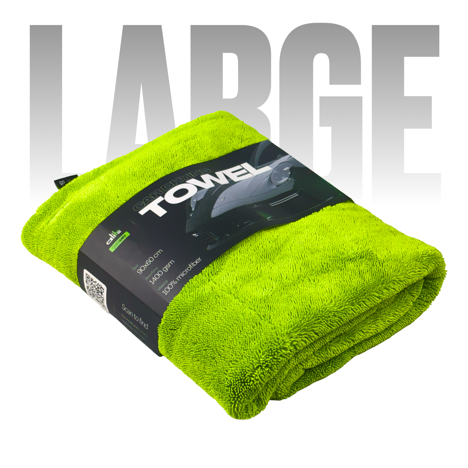 Toalla de Secado para Coche Alite Overdry - Grande (90x60cm)