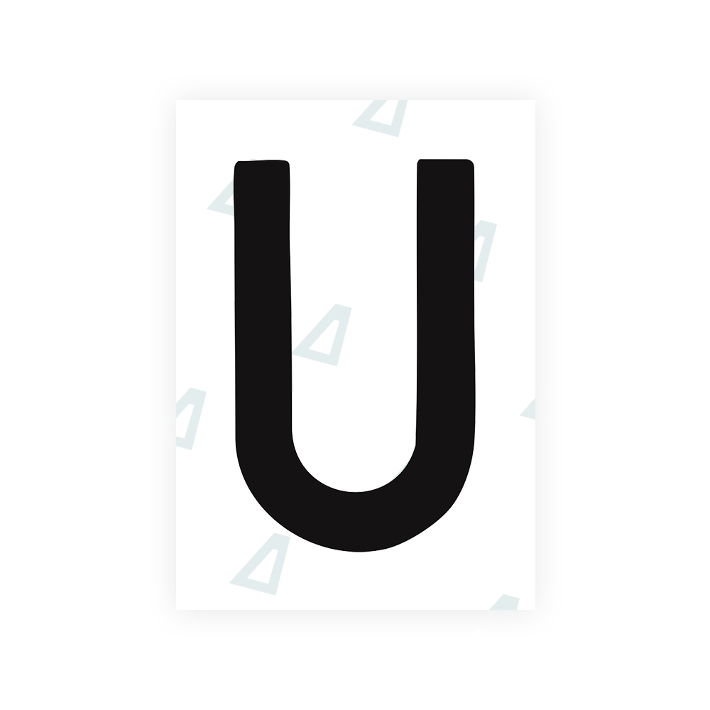 Alite Nanofilm for Chile 2007 license plates - Symbol "U" - Alite