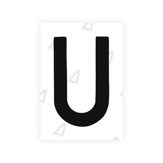 Alite Nanofilm for Chile 2007 license plates - Symbol "U" - Alite