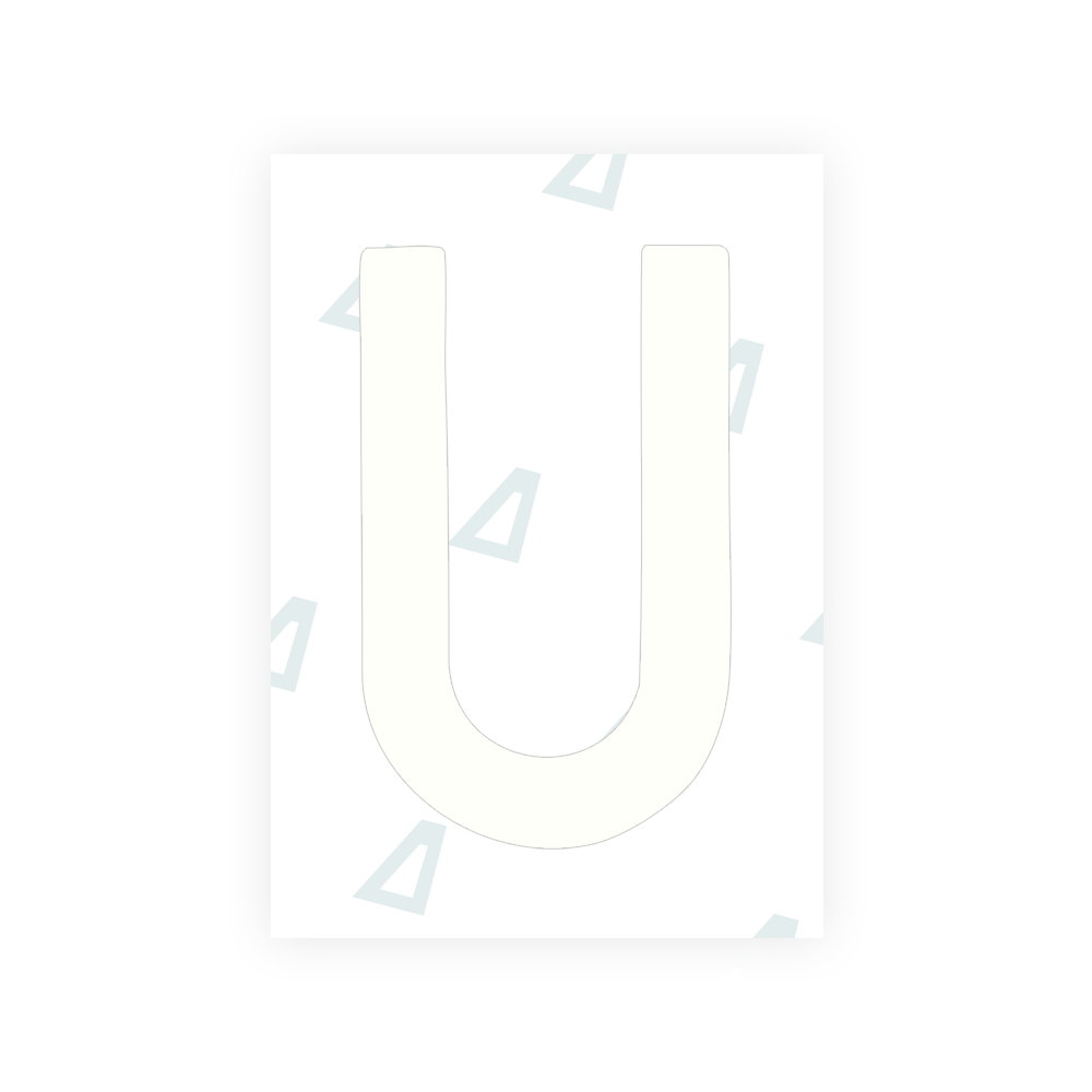 Alite Nanofilm for Chile 2007 license plates - Symbol "U" - Alite