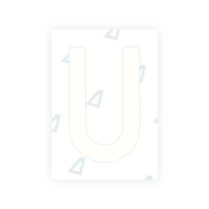Alite Nanofilm for Chile 2007 license plates - Symbol "U" - Alite