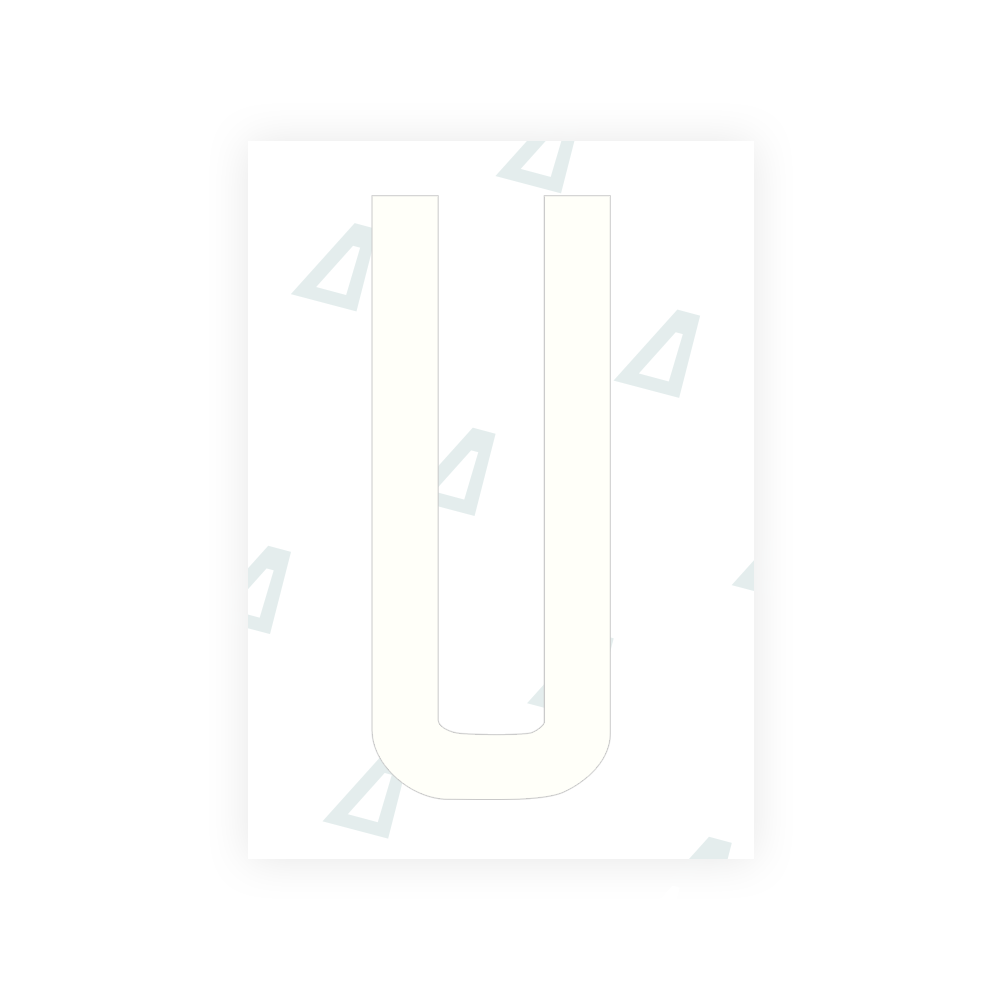 Alite Nanofilm for US (Arizona 2008) license plates - Symbol "U" - Alite