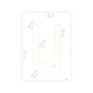 Alite Nanofilm for Chile 2014 license plates - Symbol "U" - Alite