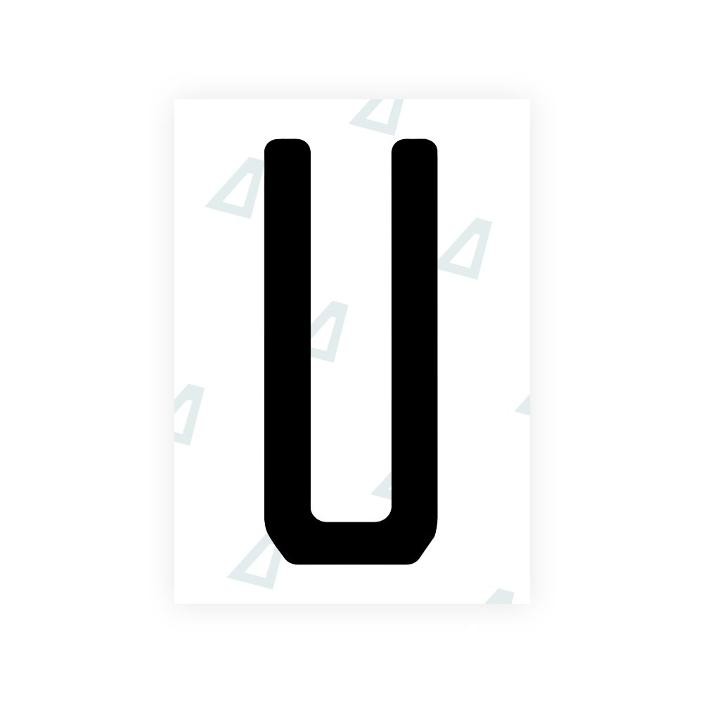 Alite Nanofilm for US (Florida 2019) license plates - Symbol "U" - Alite