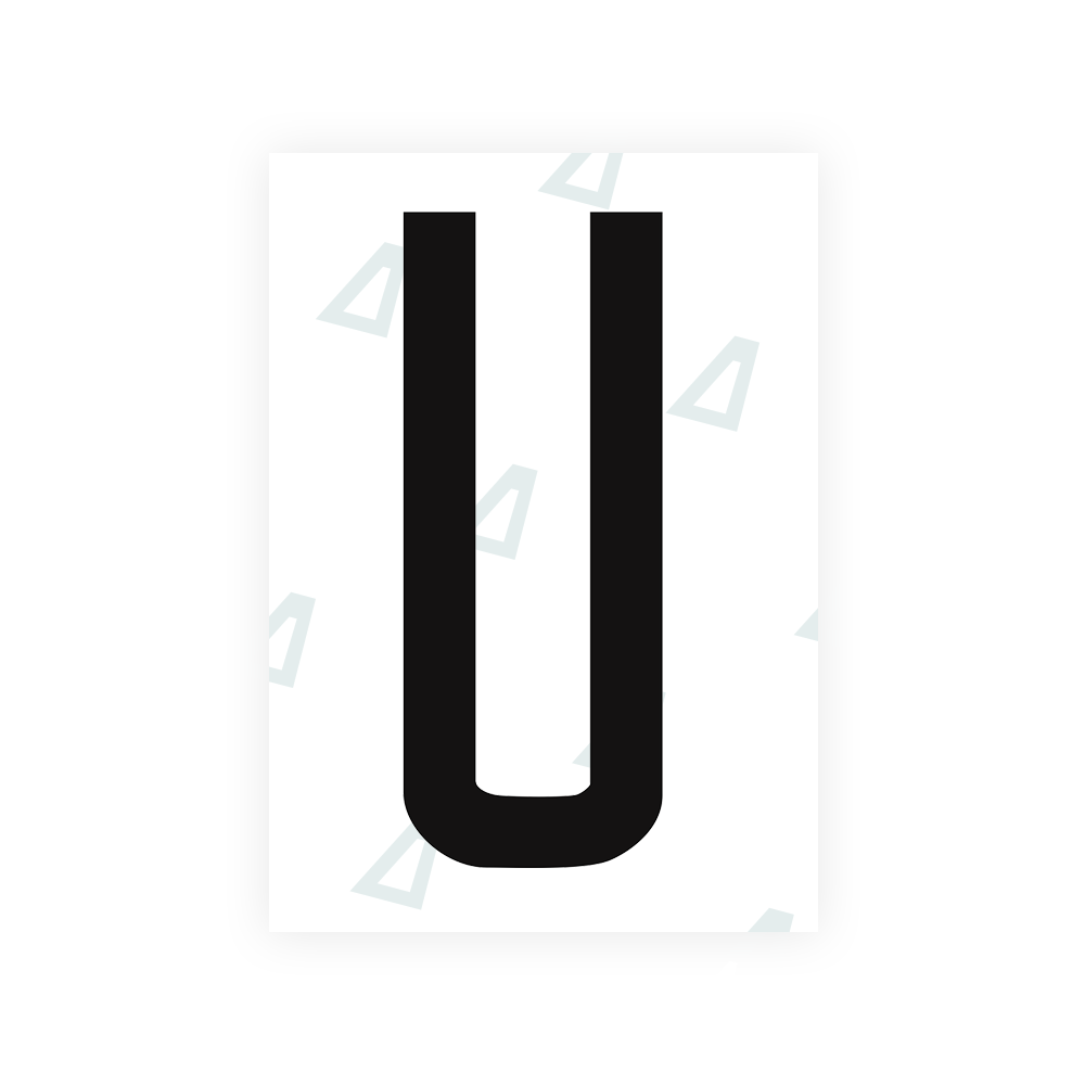 Alite Nanofilm for US (Arizona 2008) license plates - Symbol "U" - Alite