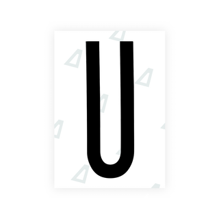 Alite Nanofilm for US (New York 2020 - Flat) license plates - Symbol "U" - Alite