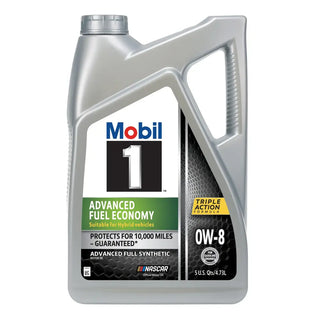 Mobil 1 Advanced Fuel Economy Full Synthetic Motor Oil 0w-8 127857