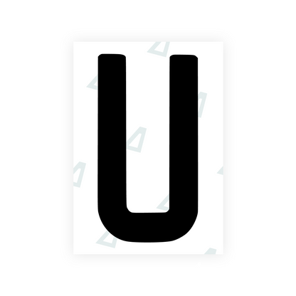 Alite Nanofilm for AUS (New South Wales) license plates - Symbol "U" - Alite