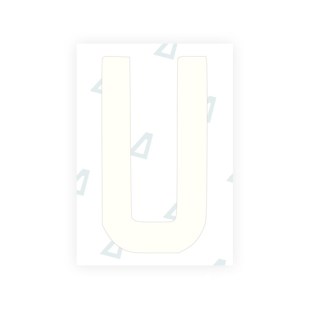 Alite Nanofilm for AUS (Queensland) license plates - Symbol "U" - Alite
