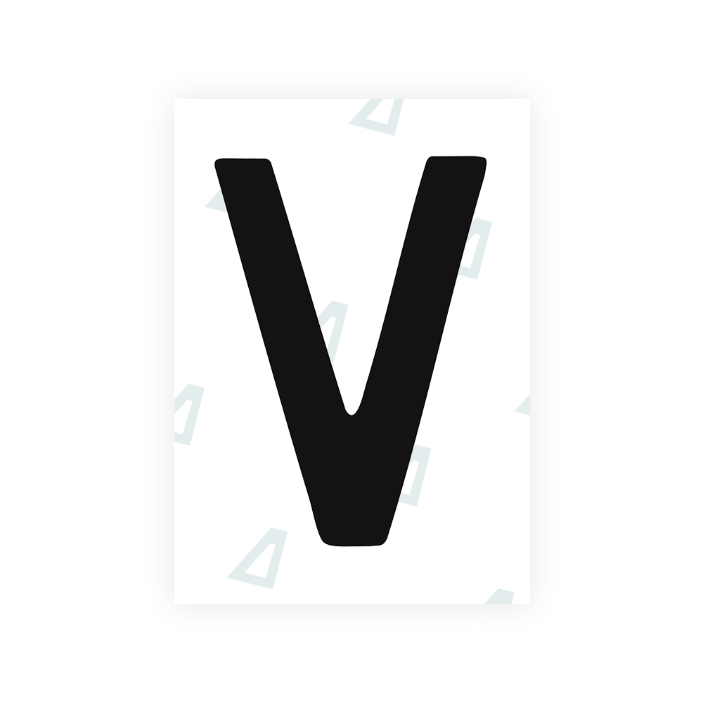 Alite Nanofilm for Chile 2007 license plates - Symbol "V" - Alite
