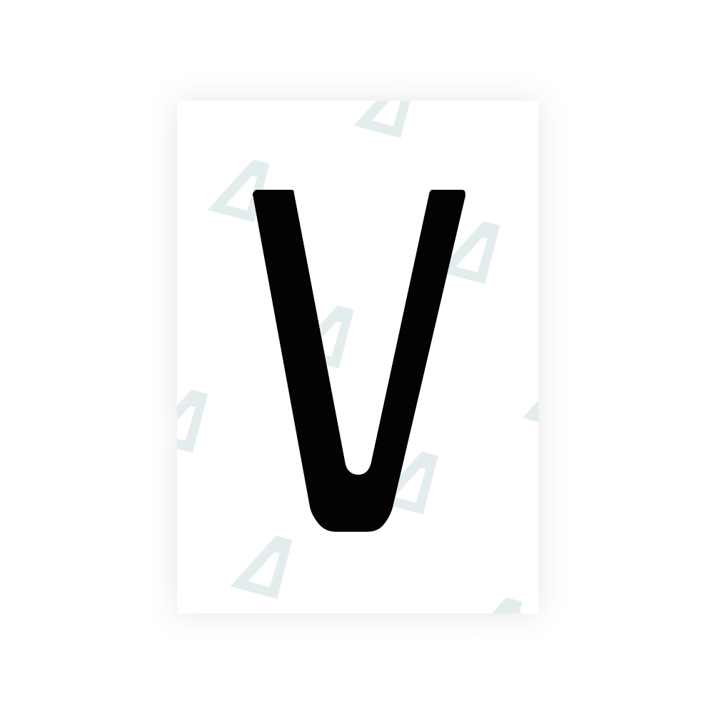 Alite Nanofilm for Chile 2014 license plates - Symbol "V" - Alite