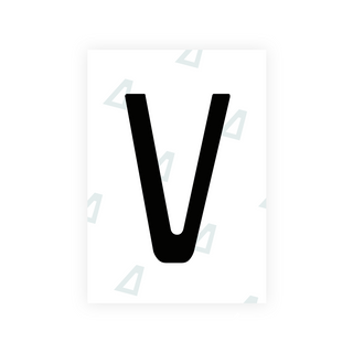 Alite Nanofilm for Chile 2014 license plates - Symbol "V" - Alite