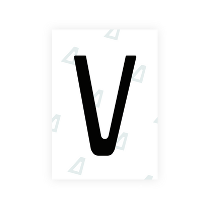 Alite Nanofilm for Chile 2014 license plates - Symbol "V" - Alite