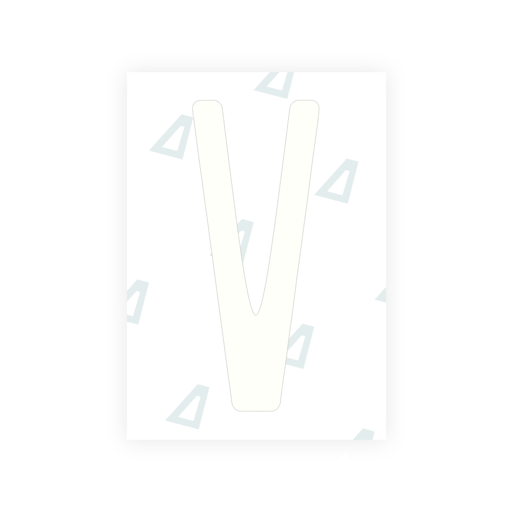 Alite Nanofilm for US (Florida 2019) license plates - Symbol "V" - Alite